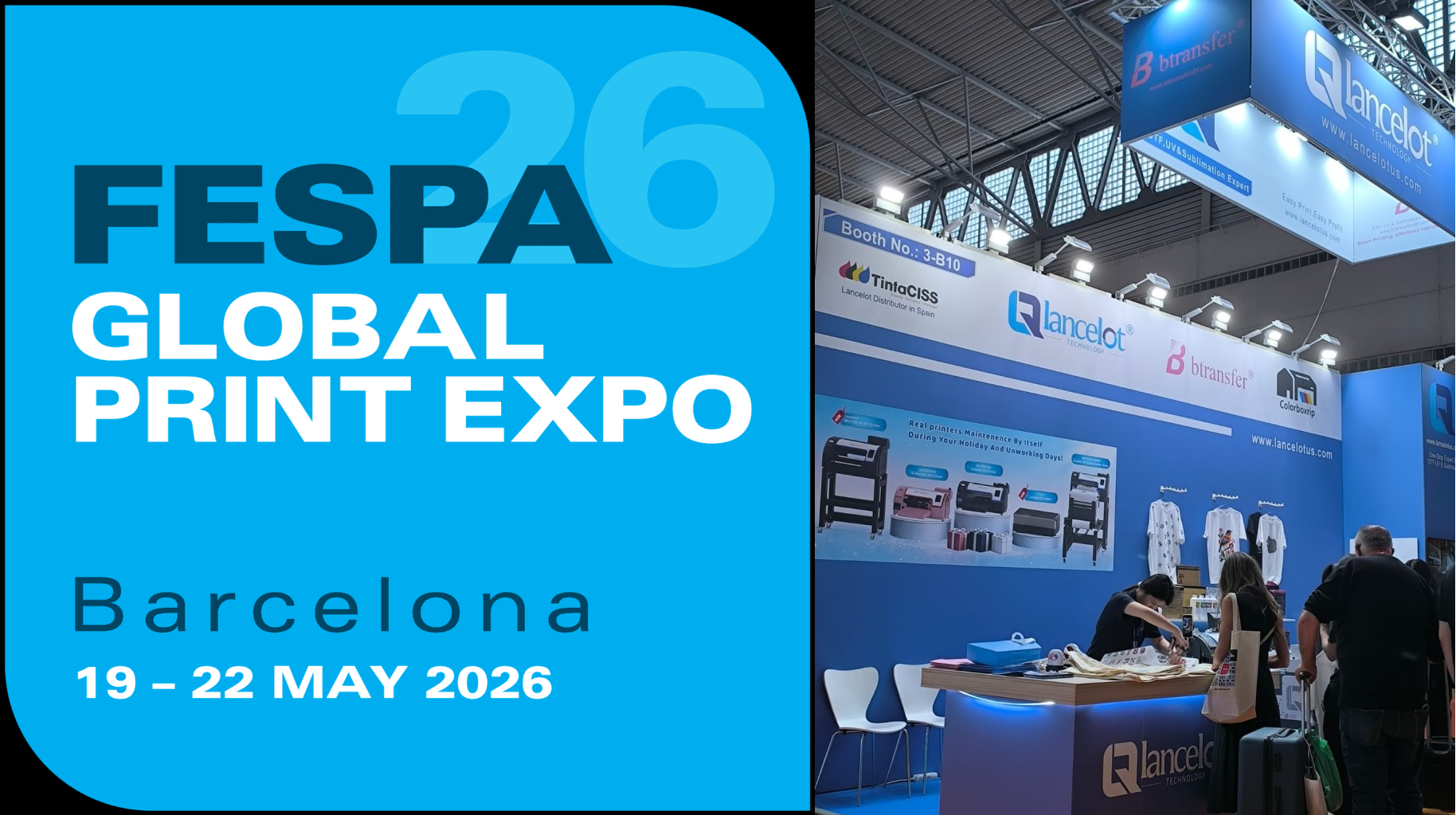 TintaCISS y Lancelot en Fespa 2026